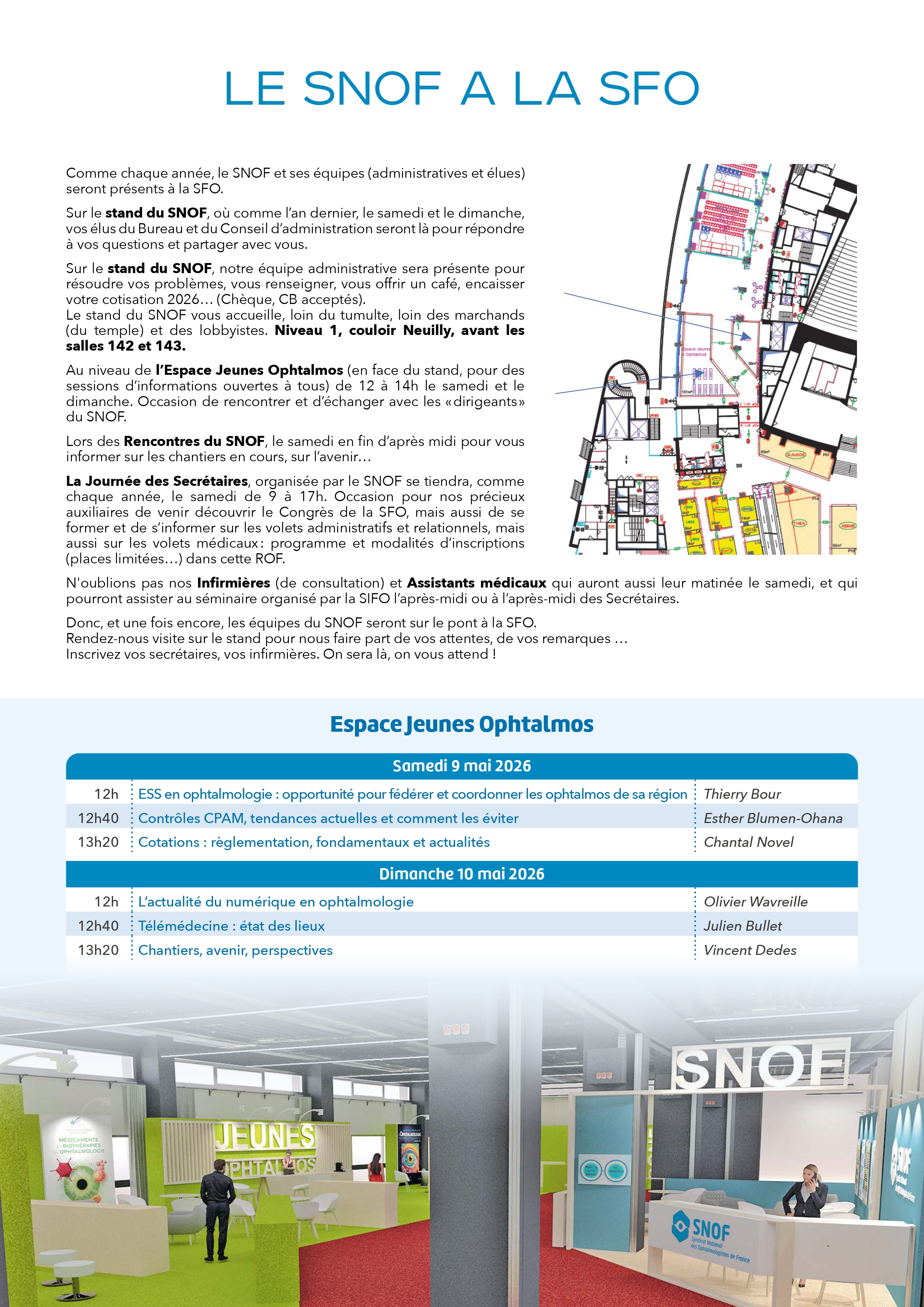 Le SNOF à la SFO 2026
